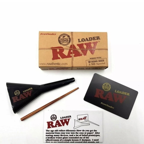 RAW Classic 98 special cones (100pack)+raw cone loader +raw11x7 girl tray - Picture 5 of 9